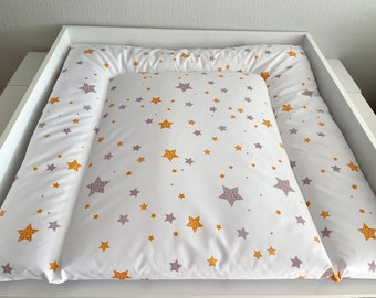 Matelas à langer hydrofuge Stars , Abwaschbare Wickelauflage mit Sternen