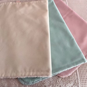 Beige Water repellent changing pad, extra Wechselauflage, unicolor changing pad image 2