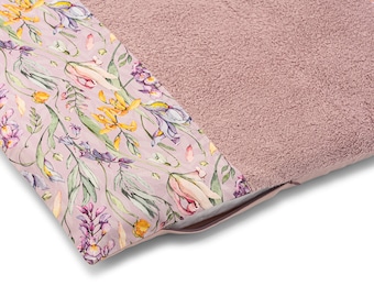 Purple Changing pad cover Wisteria