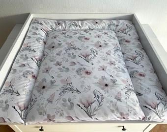 Abwaschbare Wickelauflage Magnolia, Matelas d'emballage résistant au gaspillage, matelas à langer, matelas à langer hydrofuge, matelas d'enroulement