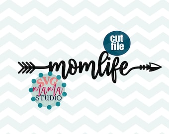 Mom svg - Momlife svg, Mom life svg, dxf, png file, Mom svg files for cricut and silhouette, clip art, vector files, digital download