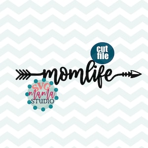 Mom svg - Momlife svg, Mom life svg, dxf, png file, Mom svg files for cricut and silhouette, clip art, vector files, digital download