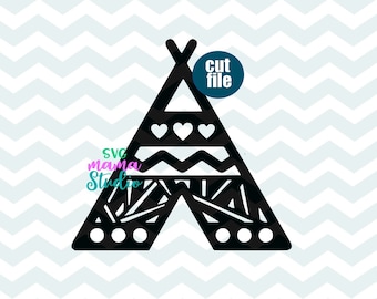 Tipi tent svg, Teepee svg, dxf, png, instant download, Tepee tent svg for cricut and silhouette, Tipi svg, teepee clipart, teepee vector