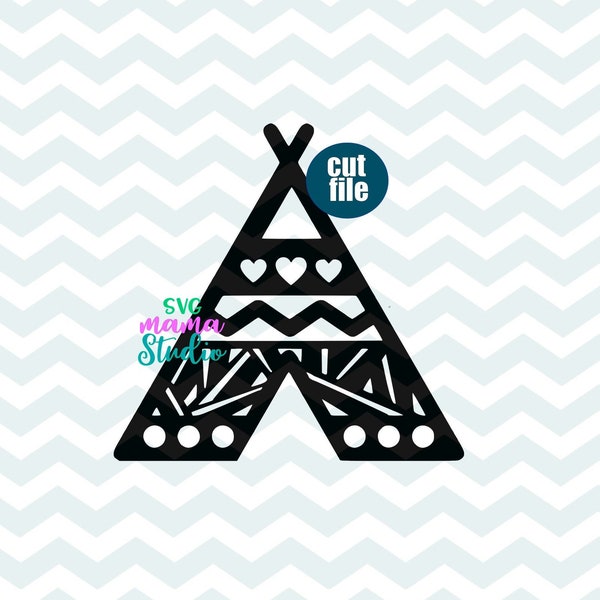 Tipi tent svg, Teepee svg, dxf, png, instant download, Tepee tent svg for cricut and silhouette, Tipi svg, teepee clipart, teepee vector