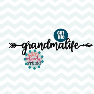 Oma svg - oma leven svg, dxf, png-bestand, grootmoeder svg voor cricut en silhouette, oma leven is het beste leven svg
