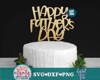 Download Fathers Day Cake Topper Svg Etsy