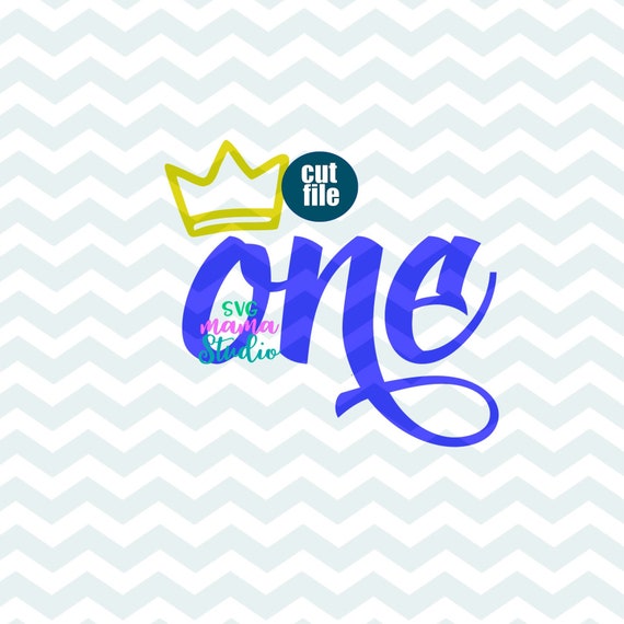 Download One Svg First Birthday Svg Dxf Png Instant Download 1st Etsy