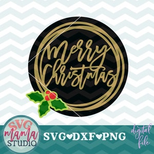 Merry Christmas svg, Christmas svg, dxf, png, Christmas svg for cricut and silhouette, clipart, vector, cut files