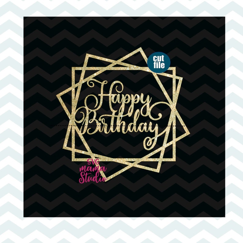 Download Cake topper svg BUNDLE Happy Birthday svg Birthday BUNDLE ...