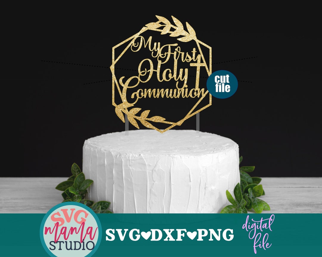 Personalized First Communion Cake Topper Portuguese Primeira