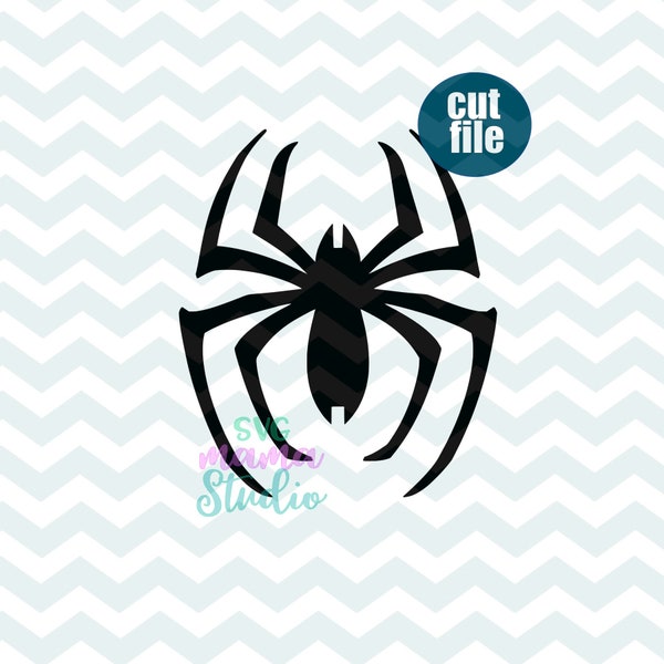 Spider svg, dxf, png file for cricut and silhouette, Spider clipart, spider vector, spider cut file