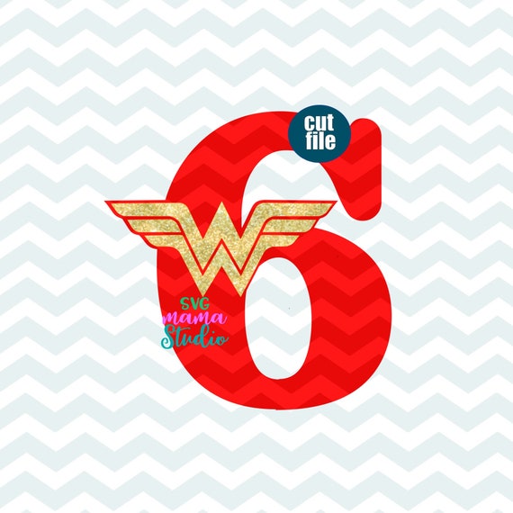 Download 6th Birthday Girl Svg Wonder Woman Svg Dxf Png Instant Etsy