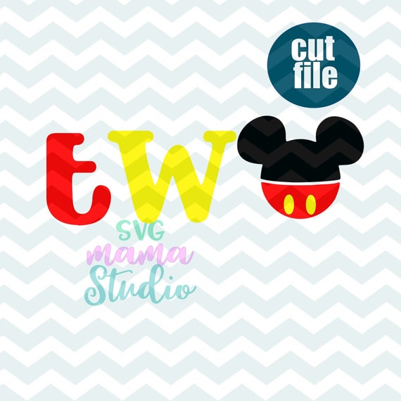Download Two svg Mickey mouse svg 2nd birthday svg birthday boy | Etsy