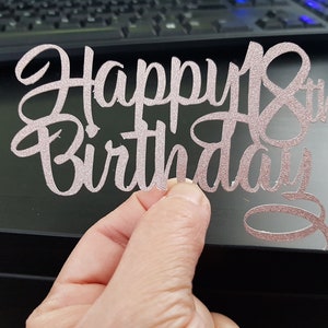 Alles Gute zum 18. Geburtstag Geburtstags-Svg, Kuchendeckel svg, Geburtstags-Svg, Dxf, PNG, 18. Geburtstag-Svg für Cricut, Achtzehnte-Svg, 18-Svg