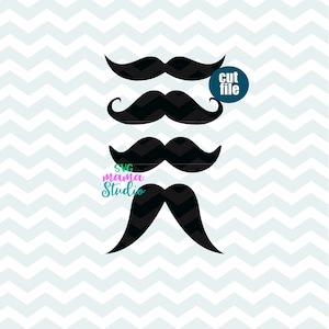 Moustache svg, Mustache svg, dxf, png, digital download, Photobooth svg files, Photo booth svg for cricut and silhouette, moustache clipart