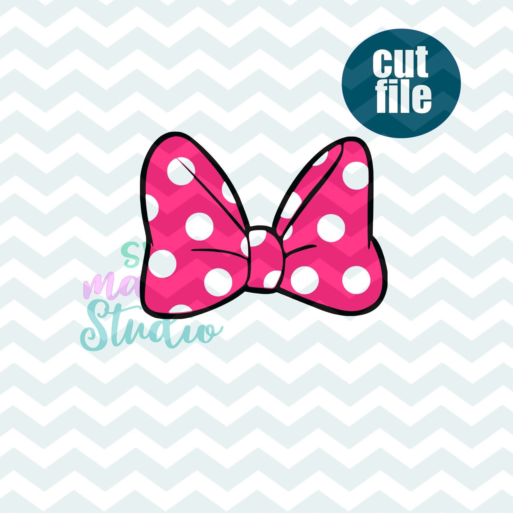 Download Minnie Bow layered SVG minnie mouse svg dxf png file for ...