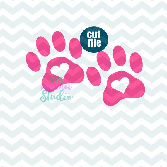 Download Free Dog Paws Svg Dxf Png File For Cricut And Silhouette Dog Mom Etsy SVG Cut Files