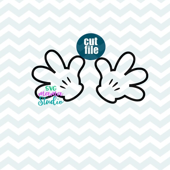 Mickey Hands Svg Dxf Png File For Cricut And Silhouette Etsy