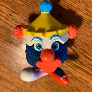 Vintage McDonald's Happy Meal 1989 Furry Fry Friend with the Clown Mask