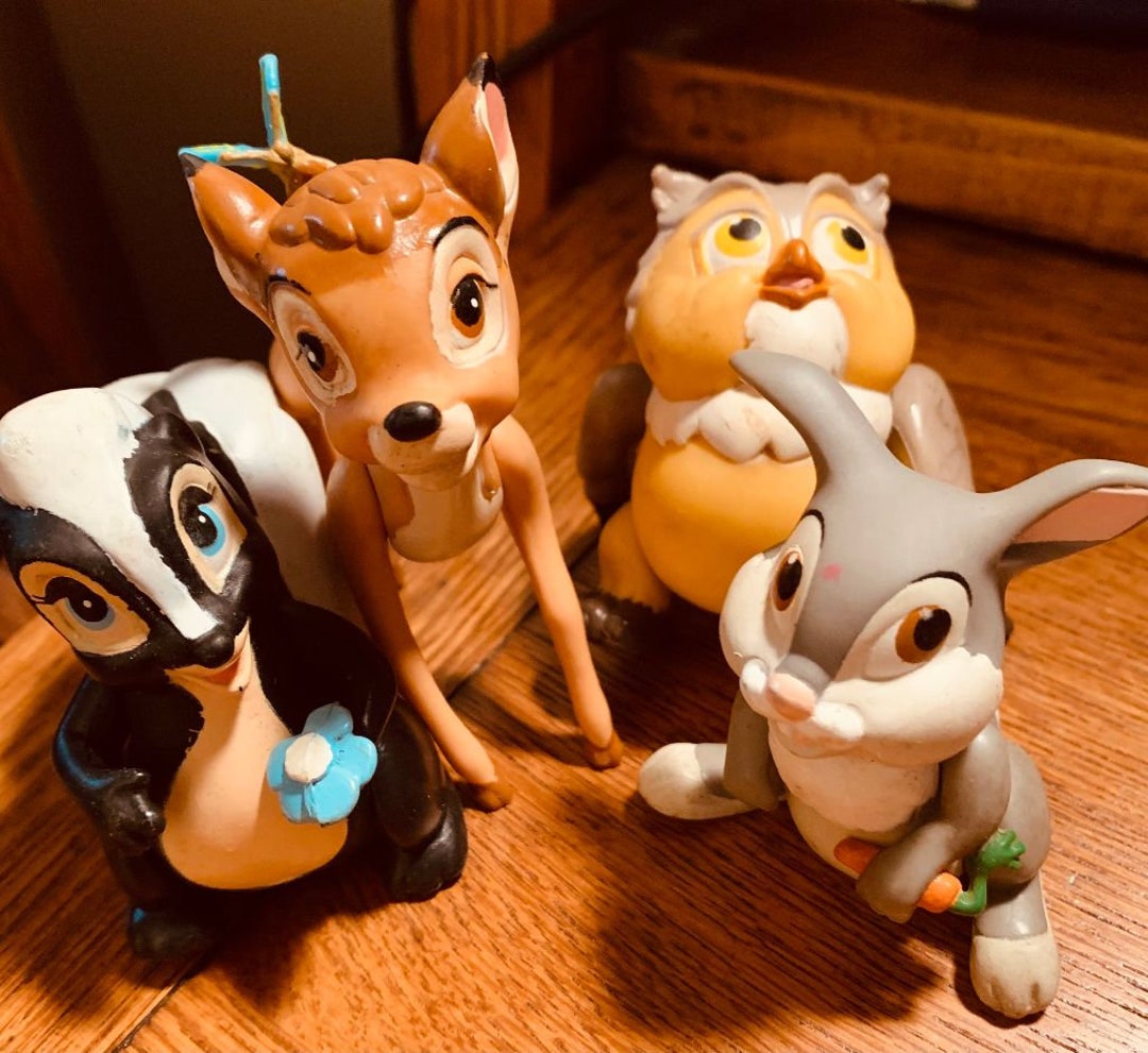 Vintage 1988 Mcdonald's Happy Meal Bambi Set of Four. Bambi, Thumper