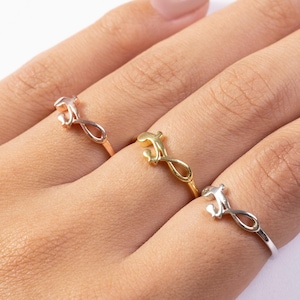 Anillo de madre e hijo anillo infinito de plata de ley anillo del dia de la madre regalo del dia de la madre para mama regalo para mujer Etsy Mexico
