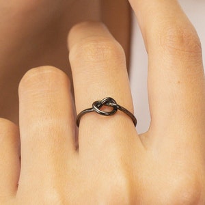 Love Knot Ring, 14k Solid Gold Knot Ring, Engagement Ring, Tie the Knot Ring, Gold Promise Ring, Bridesmaids Ring