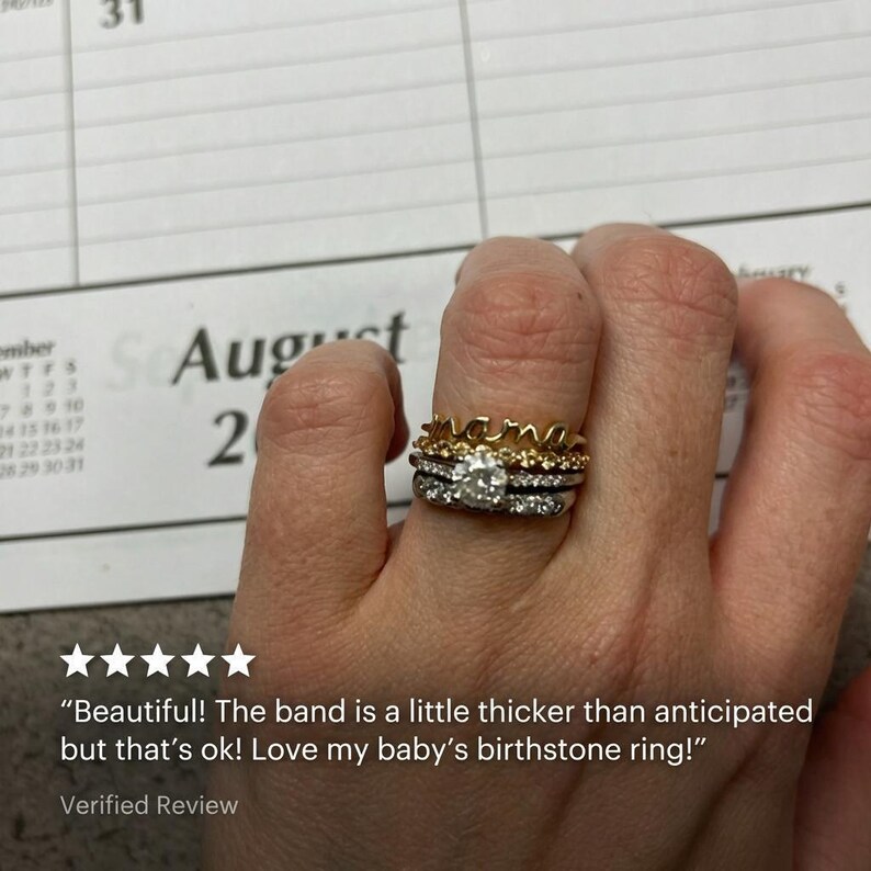 Classic Ruby Stackable Ring | 2.0 mm Single Prong Half Eternity Band | July Birthstone Wedding Ring image 13