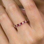Ruby Wedding Bands