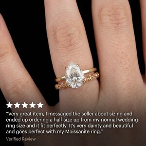 Classic Ruby Stackable Ring | 2.0 mm Single Prong Half Eternity Band | July Birthstone Wedding Ring image 12