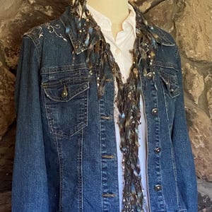 Elegant scarf for women, Dress scarf, Elegant accessories, Earth tone accessories, Scarf necklace, Cowboy scarf, Best gift for mom under 30 image 8