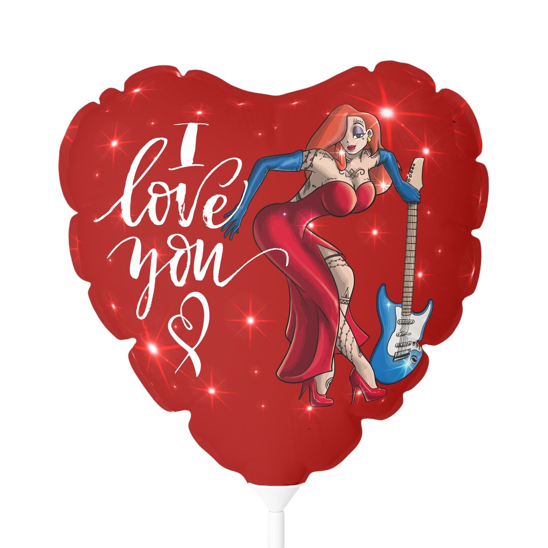 Jessica Rabbit I Love You Balloon - Etsy