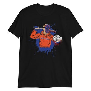 Florida Rivalry Horror Tee – Gator Fan Parody Graphic T-Shirt – Dark Humor Halloween Shirt