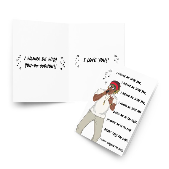 Future | I Wanna Be With You | Love Card - Etsy