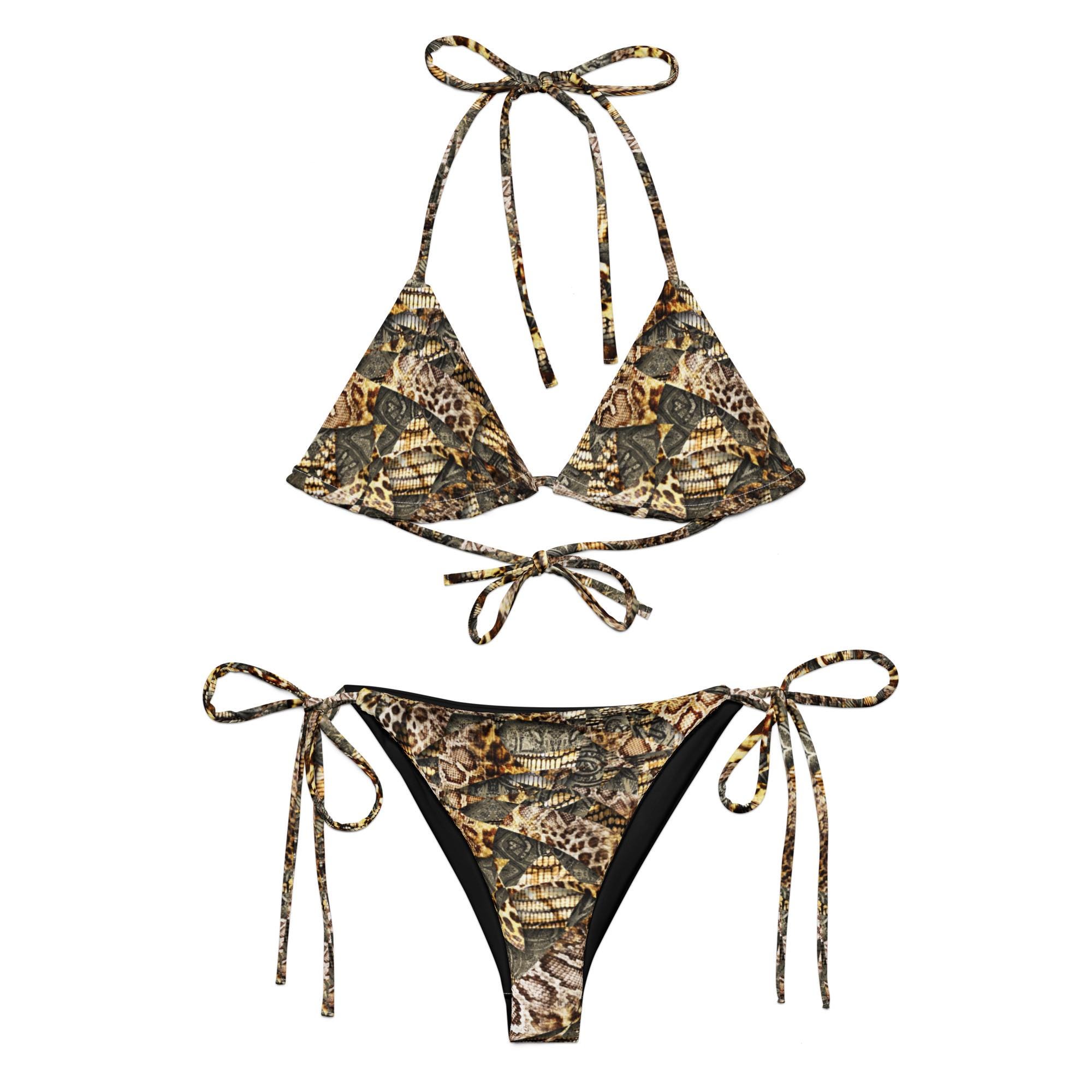 Majestic Animal Complex: Luxe Safari Goddess Bikini Set