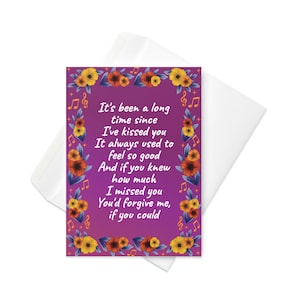 One More Print - I Miss You Karte