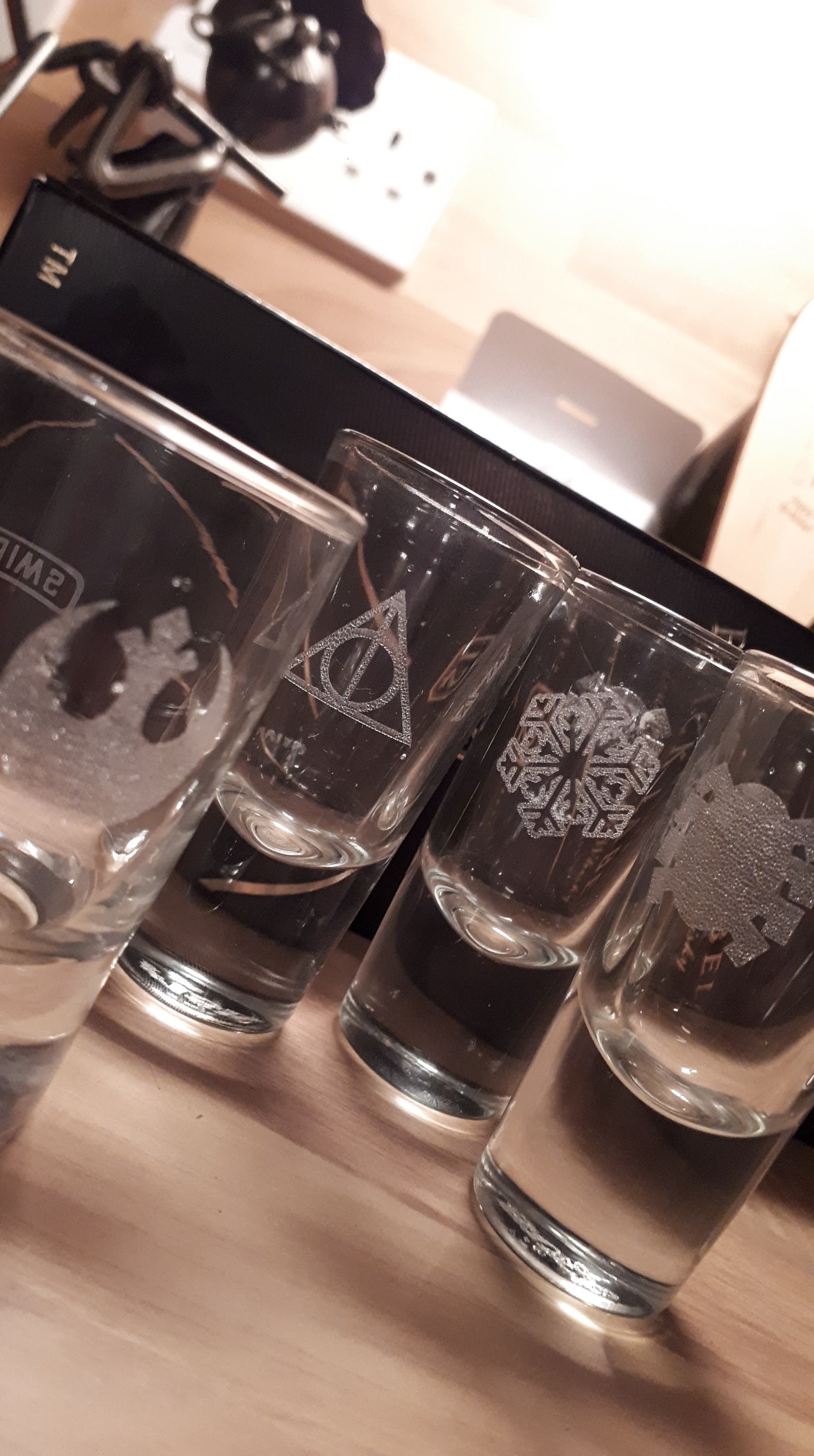 Personalised shot glass sets Etsy