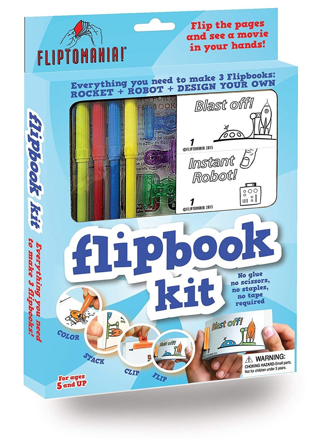 Official Andymation's Flipbook Kit for Kids Denmark
