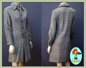 Vintage 1960s Tweed Mod Scooter Dress