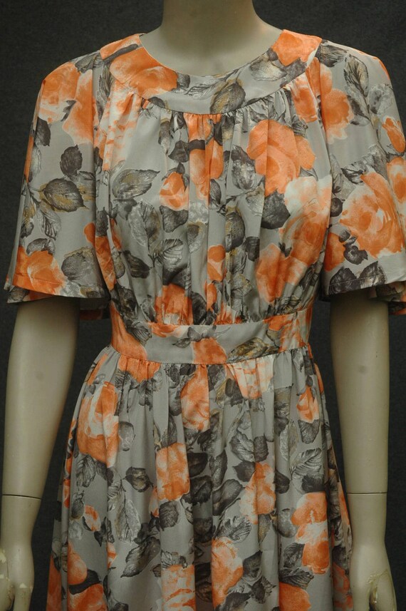 Vintage Dress 1930s Style Dress Floral Dress - 19… - image 6