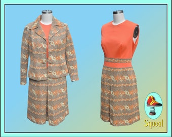 Vintage 1960s dress and jacket set