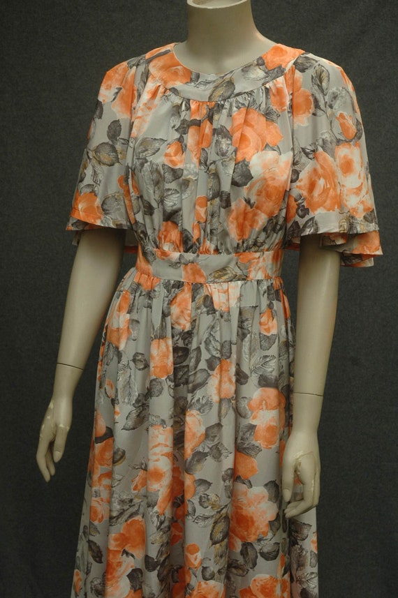 Vintage Dress 1930s Style Dress Floral Dress - 19… - image 4