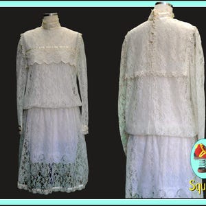 1980’s Gunne Sax lace dress