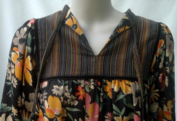 Vintage 1970s Dress Floral Dress - image 8