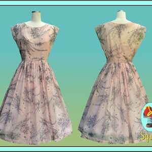 Vintage 1950s Pink Party Dress