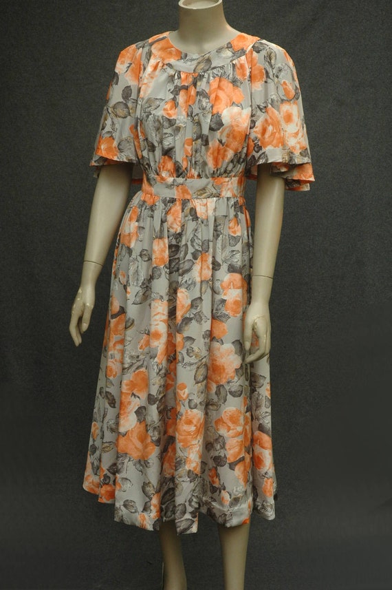 Vintage Dress 1930s Style Dress Floral Dress - 19… - image 2