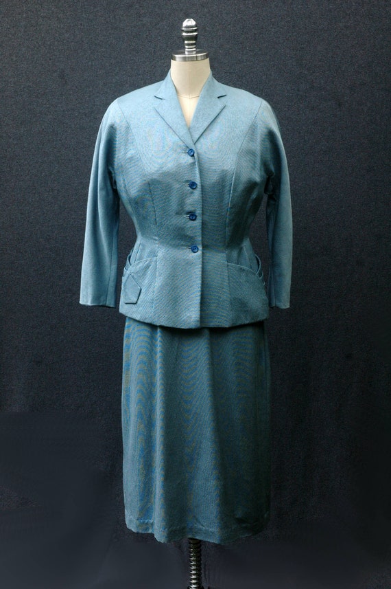 Vintage 1940s Dress and Jacket Set - image 7