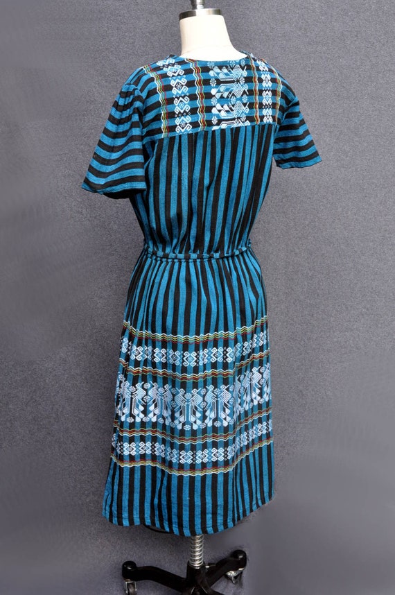 Vintage 1970s Dress Cotton Dress from Guatemala - image 3