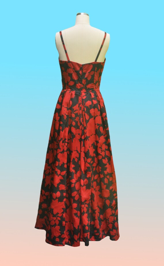 Vintage Floral Evening Top - S main image 1