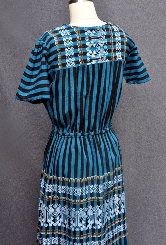 Vintage 1970s Dress Cotton Dress from Guatemala - image 8