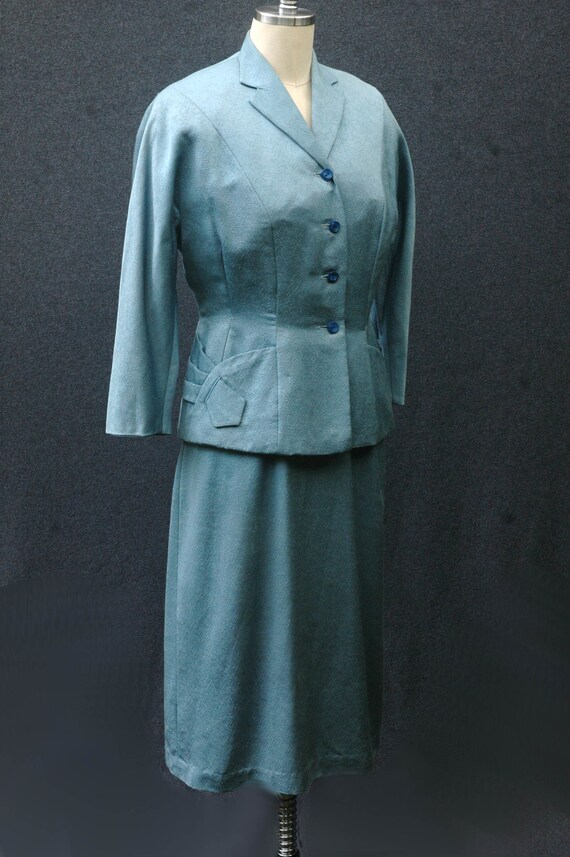 Vintage 1940s Dress and Jacket Set - image 8